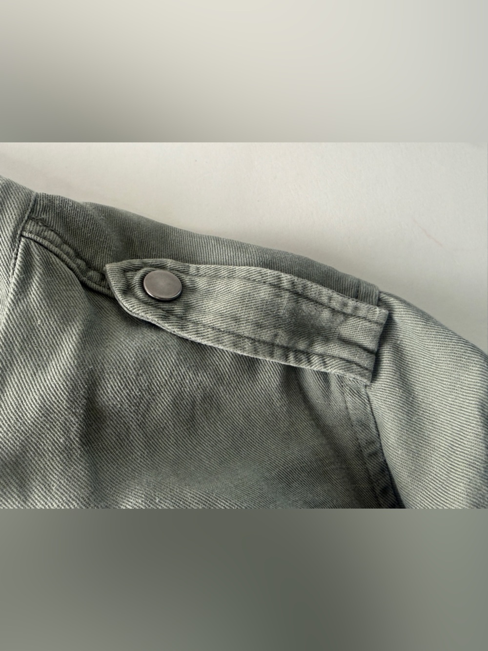 Rails Collins Utility Sage Green Lightweight Jacket Button Zip Size Small - Picture 6 of 15